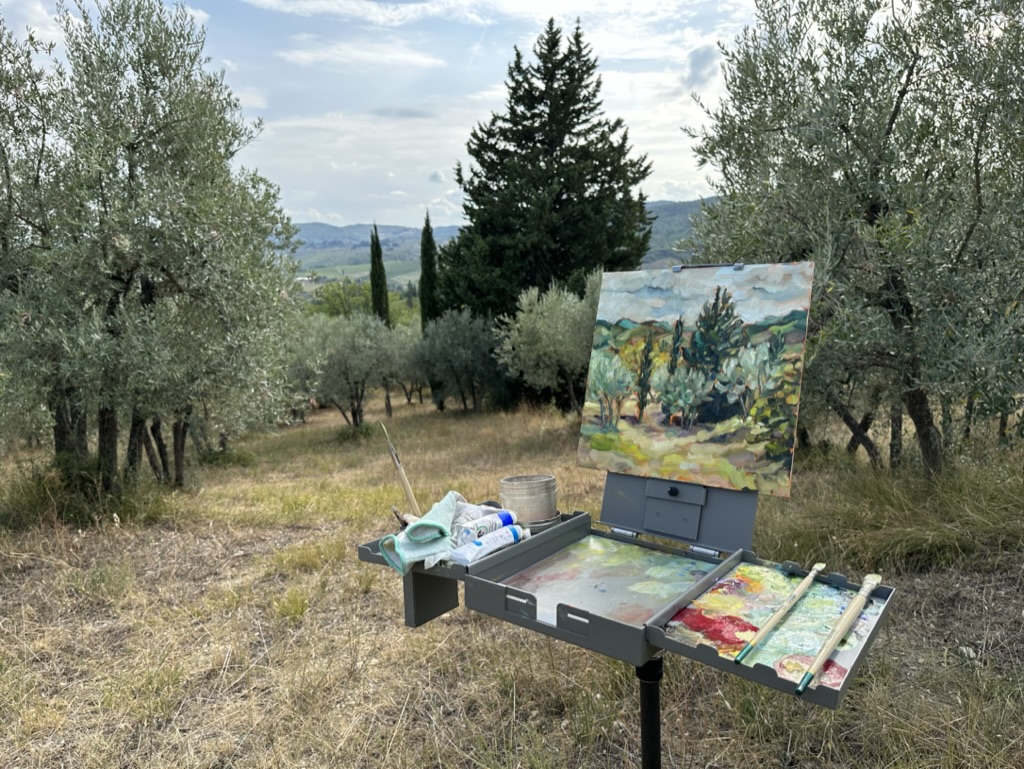 Memories of a Tuscan Painting Retreat